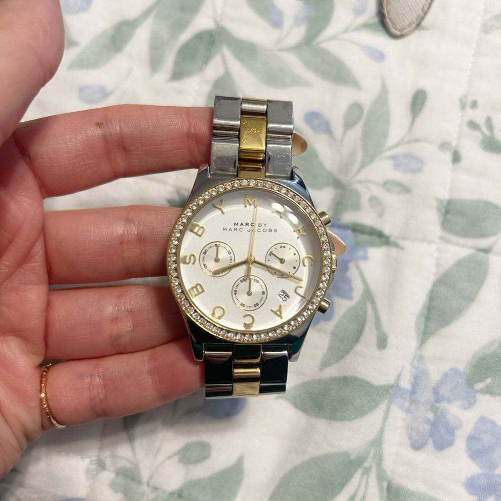 Marc by Marc Jacobs Gold and Silver Women's Watch